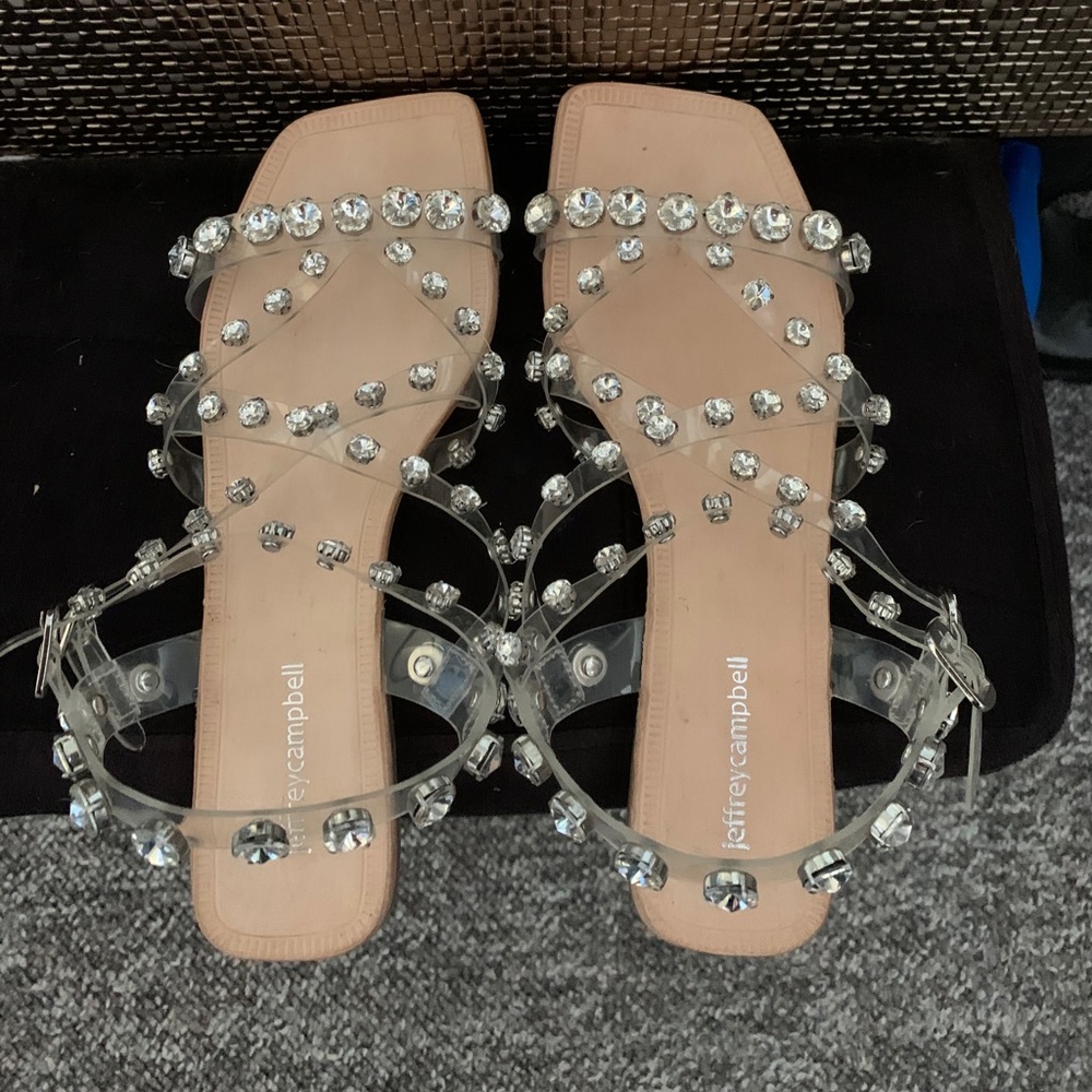 Jeffrey Campbell Crystal Sandals